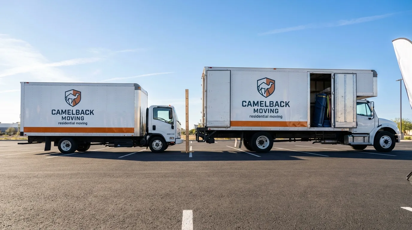 Moving truck size capacity guide in Belle Glade